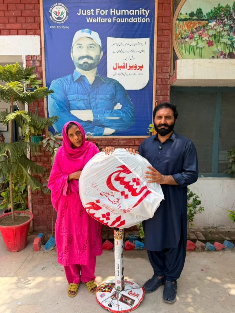 Bringing Comfort to a Widow Mother and Her Children