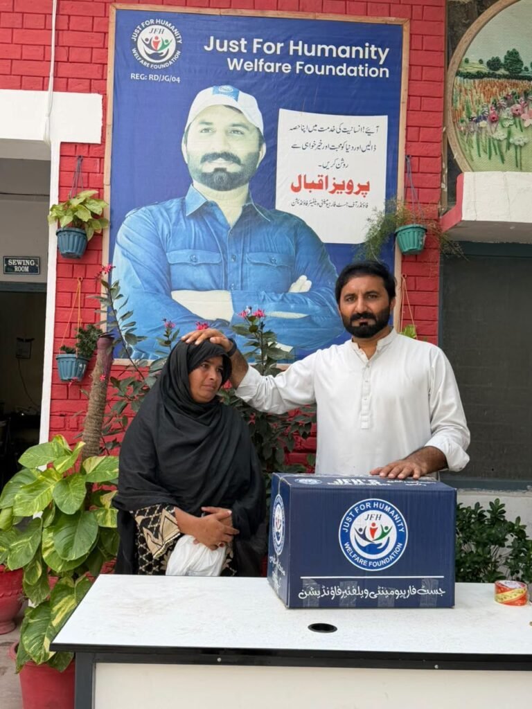 Ration Distribution Among Deserving and Widowed Women